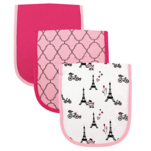 Luvable Friends rot bavoir épaule absorbant motif Paris pour bébé