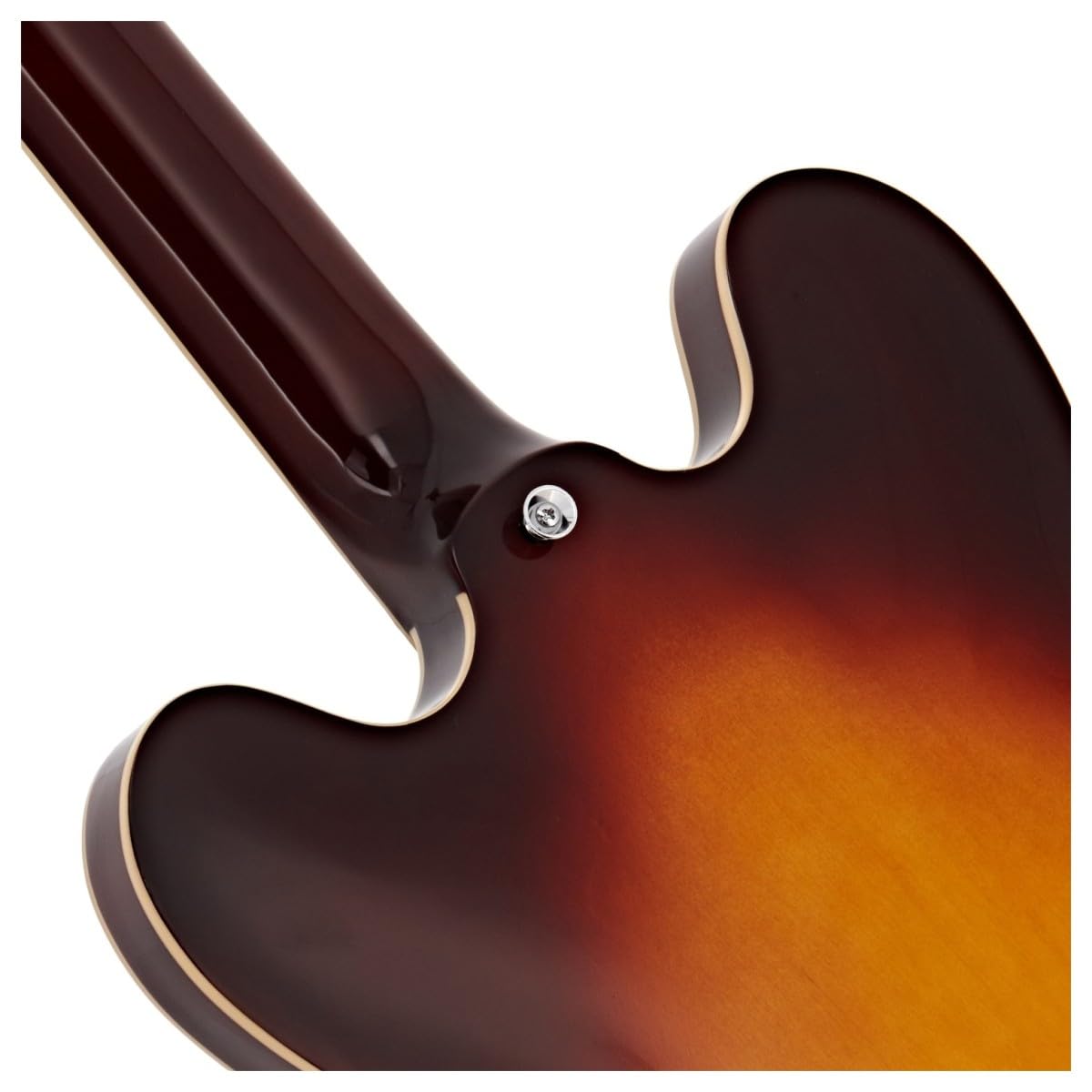 Hartwood Chitarra semi-acustica Revival e custodia rigida, Sunburst | Include Custodia Rigida, Ponticello Fisso per Accordatura Stabile e Sustain, Corpo Semi-Cavo in Tiglio, Sunburst