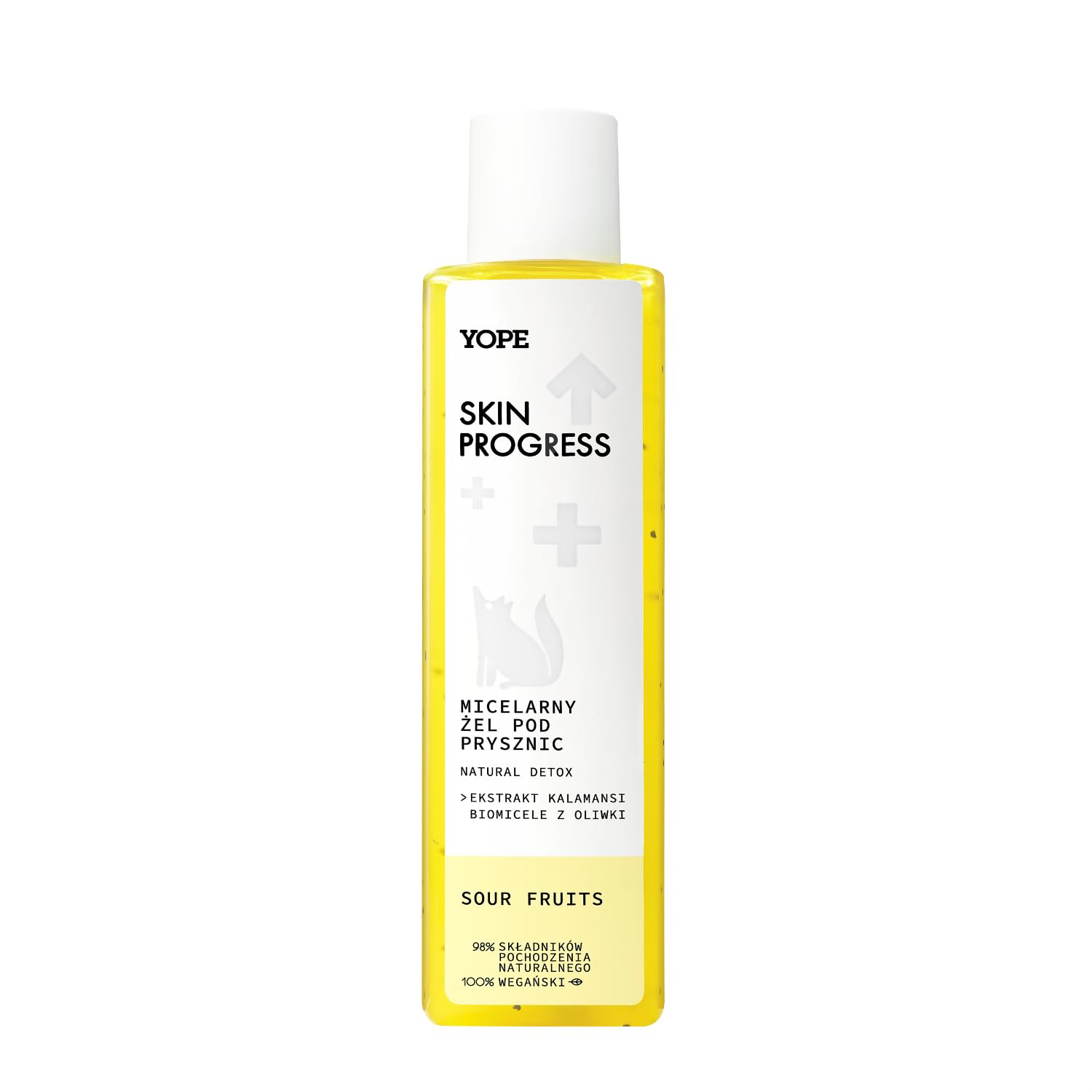 YOPE Micellar shower gel | Smoothing | Hydrating | Natural Detox | SOUR FRUITS 200ml