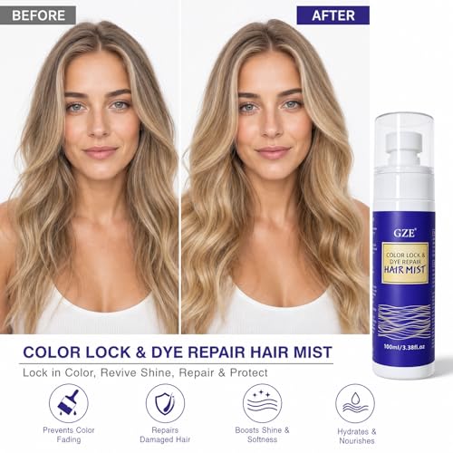 GZE Color Lock & Dye Repair Hair Mist 100ml miniatura 4