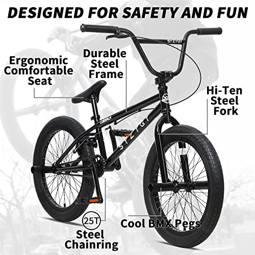 image for cubsala Syzygy 20 Inch Freestyle BMX Bike Bicycles for Ages Over 6 Yea