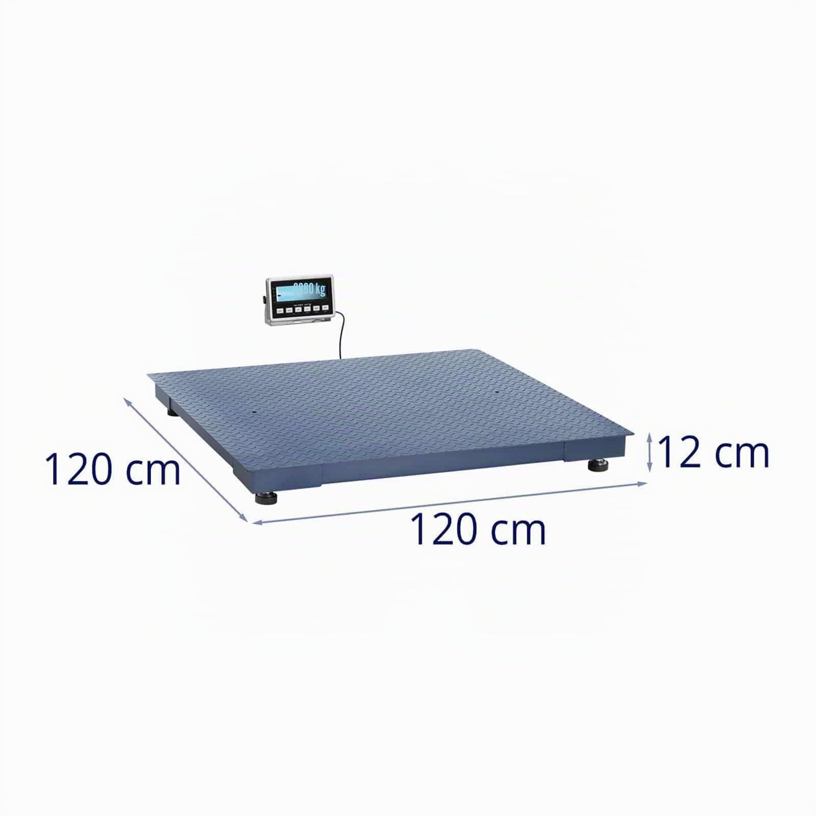 Steinberg Systems SBS-BW-3000/1000M Bilancia da pavimento 3000 kg / 1 kg 1200 x 1200 mm LCD