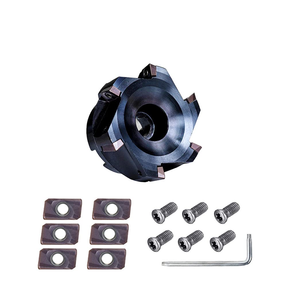 Gesichtsfräsenschneider BAP400R 80 27 6T mit 6 stücke APMT1604 Hartmetalleinsätze Frässchneidermaschine