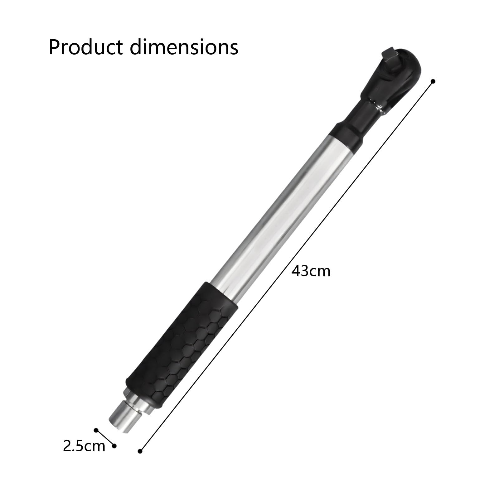 Llave extendida de acero resistente con mango ergonómico para uso seguro Llave de herramienta profesional