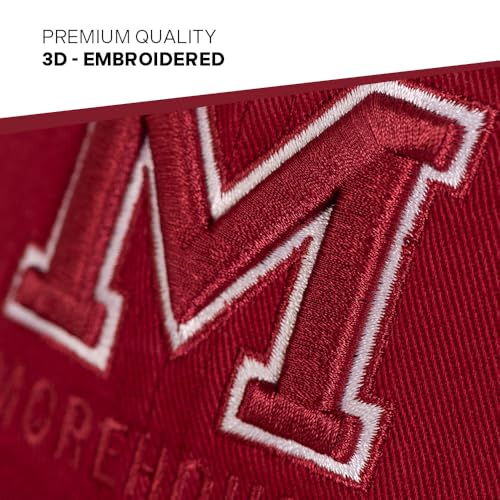 Gorra bordada ajustable Desert Cactus Maroon miniatura 3