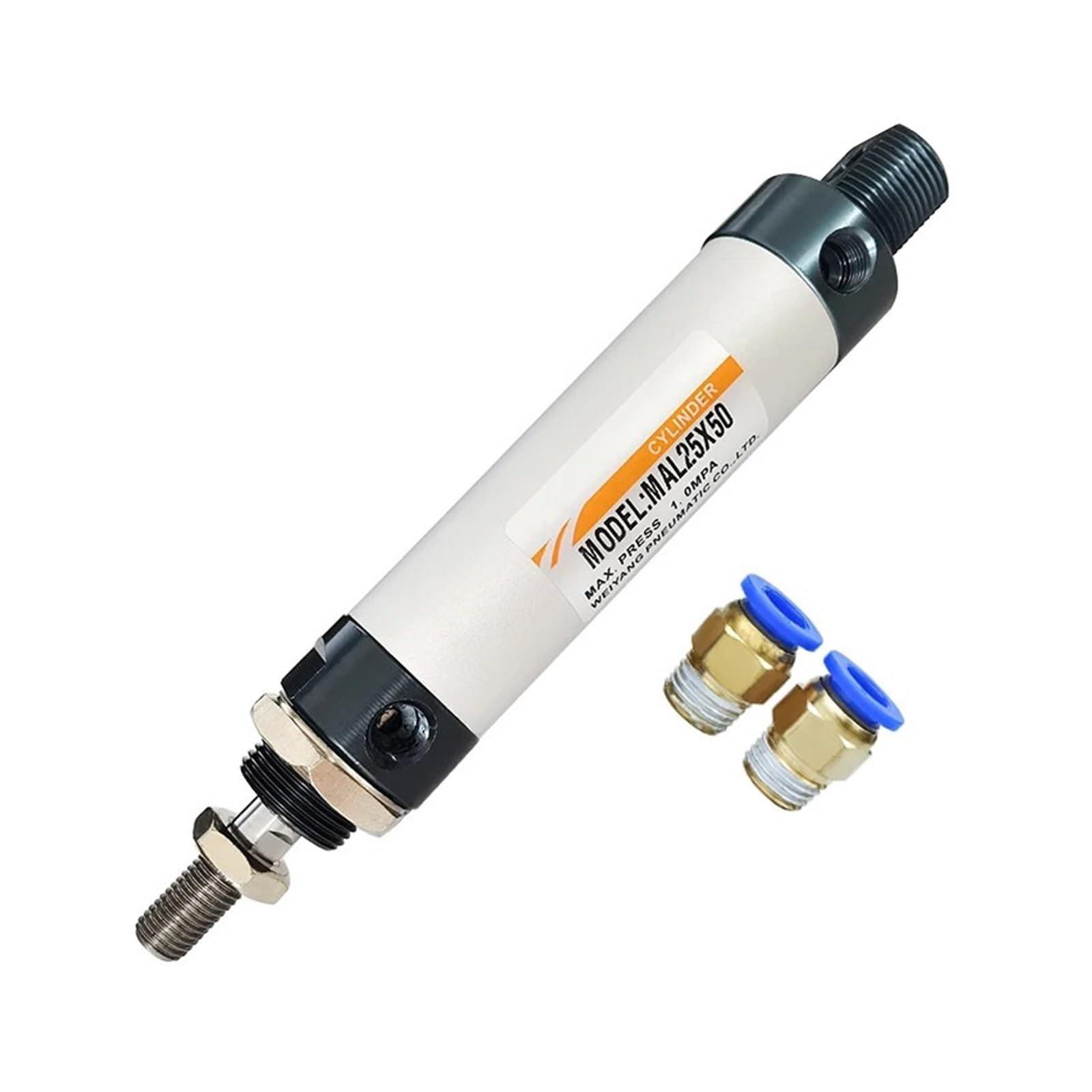 MAL16 200mm bore mini Pneumatic Cylinder 25 50 100 200 300 400