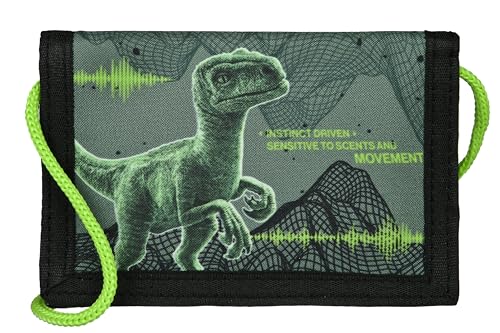 Undercover Jurassic World Kinder Geldbörse, Brustbeutel, 8 x 13 cm, Dinos,...