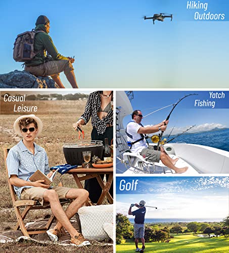 VoLIta Bermuda cargo masculina leve, de secagem rápida, casual, para pesca, ao ar livre, com vários