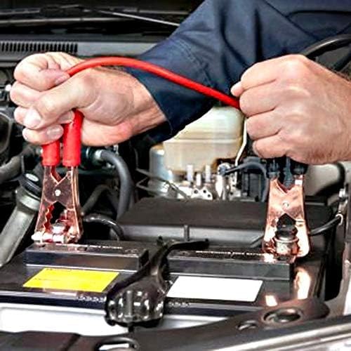 Cabo de Transferência de Energia para Bateria Automotiva, 500 Amperes, Vermelho e Preto, com Garras de Cobre