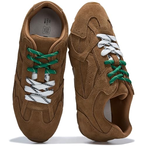 Image of Project Cloud Leather Barefoot Shoes Women - Memory Foam Lace-Up Womens Sneakers - Lightweight & Non Slip Womens Shoes Casual - All-Day Women's Fashion Sneakers for 2026