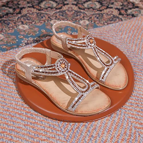 Sandálias rasteiras femininas planas femininas sandálias deslizantes para atividades ao ar livre par