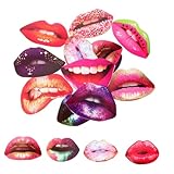 SHINEOFI Accessoires Photo Bouche Amusants pour Fête Décorations Colorées et Papier Acc...