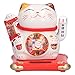mumisuto Sventolando Il Gatto, la ricchezza di Ceramica accoglie Il Gatto Ornamento Desktop Fortune Cat Craft per Home Shop Store Regalo Aziendale(Ba Fang Lai CAI)