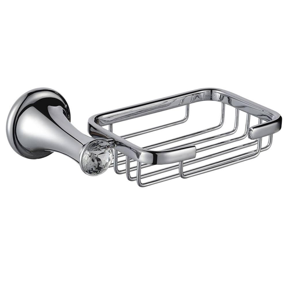 Accessoires de salle de bain de luxe en cristal pour une ambiance spa
