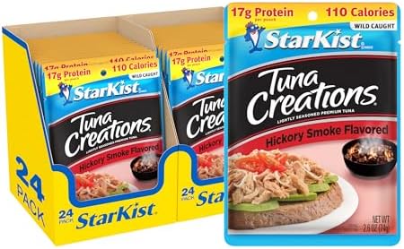 StarKist Tuna Creations Hickory Smoked, 2.6oz Pouch, 24-Pack
