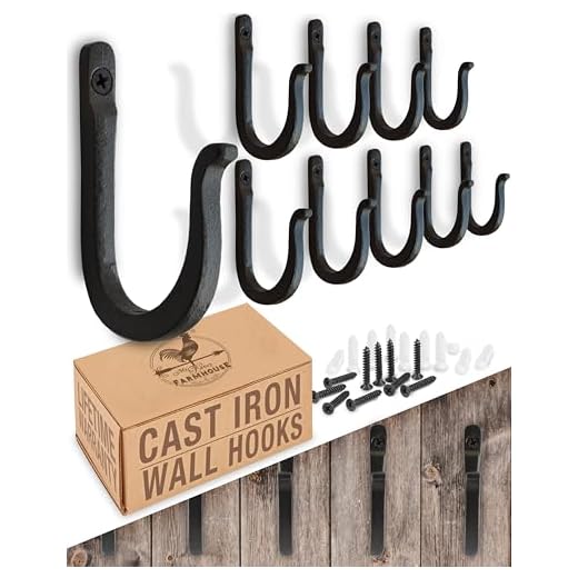 21+ Creative Laundry Room Ideas for Bloxburg 3 Railroad Spike Cast Iron Hooks (10 Pack) Handmade Blacksmith, Wall Mounted Farmhouse Decorative Hooks, PowderCoated for Interior or Exterior Use, Rust Proof for Hanging Coats, Bags or Pots (Black)