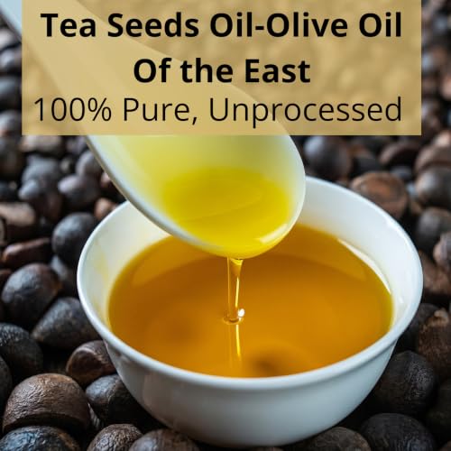 Image of Oleasia 2500ml 100% Pure Unprocessed Camellia Oil Tea Seeds Oil- Olive Oil Alternative for Healthy Aging, First Cold-Pressed, 80%+ Heart-Healthy Monounsaturated Fats, High Smoke Point, Delicate Nutty Aroma, 84.54 fl oz
