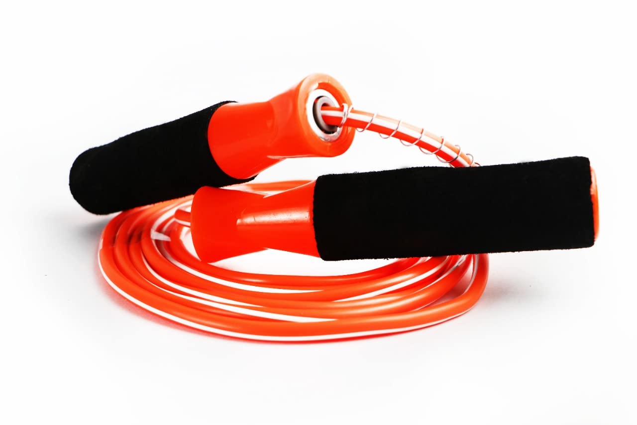 ARTINO Fitness Orange Jumping Skipping Rope for Gym Training, Exercise and Workout Ball Bearing Skipping Rope (B09XQVBN3P) Amazon Price History, Amazon Price Tracker