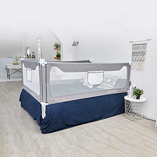 Bed Rails for Toddlers Infants Safety Guardrail Extra Long Baby Bed Rail Guard for Kids Twin, Double, Full-Size Queen & King Bed (1Side(79\" Lx27 H))
