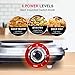 SUNAVO 1500W Hot Plates for Cooking, Electric Single Burner with Handles, 6 Power Levels Stainless Steel Hot Plate for Kitchen Camping RV and More Silver