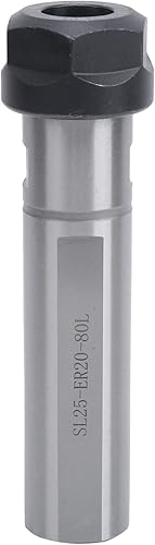Miniatura 9 de ER20 Collet Chuck Extension Rod, SL25-ER20-80L Torno Extensión de varilla de extensión de vástago recto Soporte de herramienta