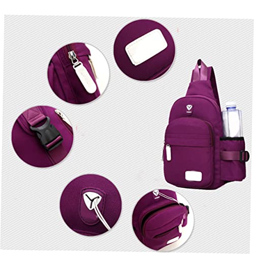 Shoulder Bag Women Sling Bag Chest Bag Sports Sling Bag Multifunction Blush Miss Purple2
