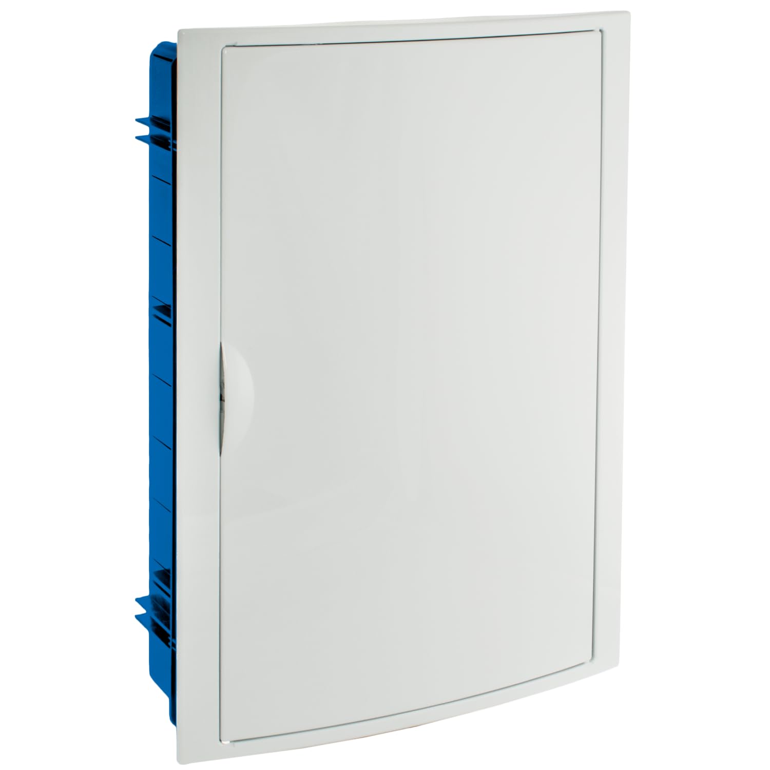 SOLERA - Cuadro eléctrico empotrar pladur 42 Elementos Marco Blanco y Puerta fumé 5260HGW 5260HGW