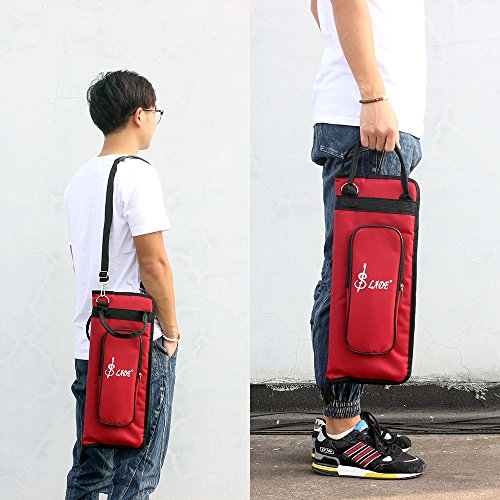 KKmoon LADE Thicken Acolchoado Drum Stick Bag Caso Resistente À Água Oxford Pano com Alça de Ombro