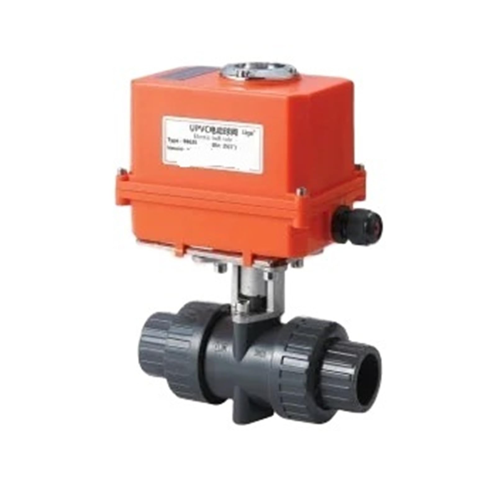 Belovek One Color Dn15-Dn100 Upvc Pvc Electric Ball Valve Double True Union Plastic