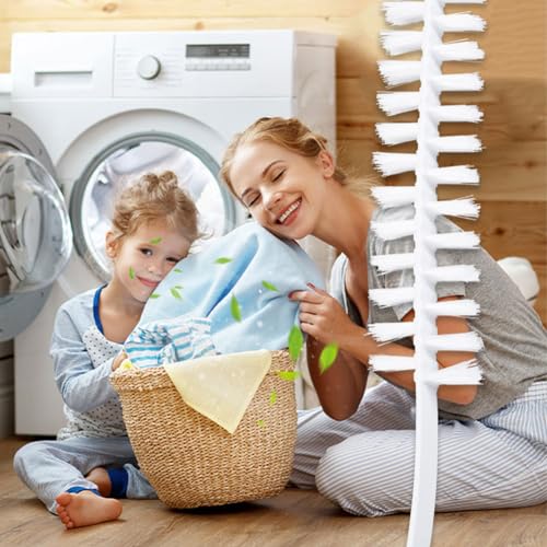 Image of Rolling Washing Machine Cleaning Brush, 2 Pcs Washing Machine Brush Long Flexible Drum Cleaner, Washing Machine Cleaning Tool Front Load Washer Cleaning Brush(size:2 Pcs)