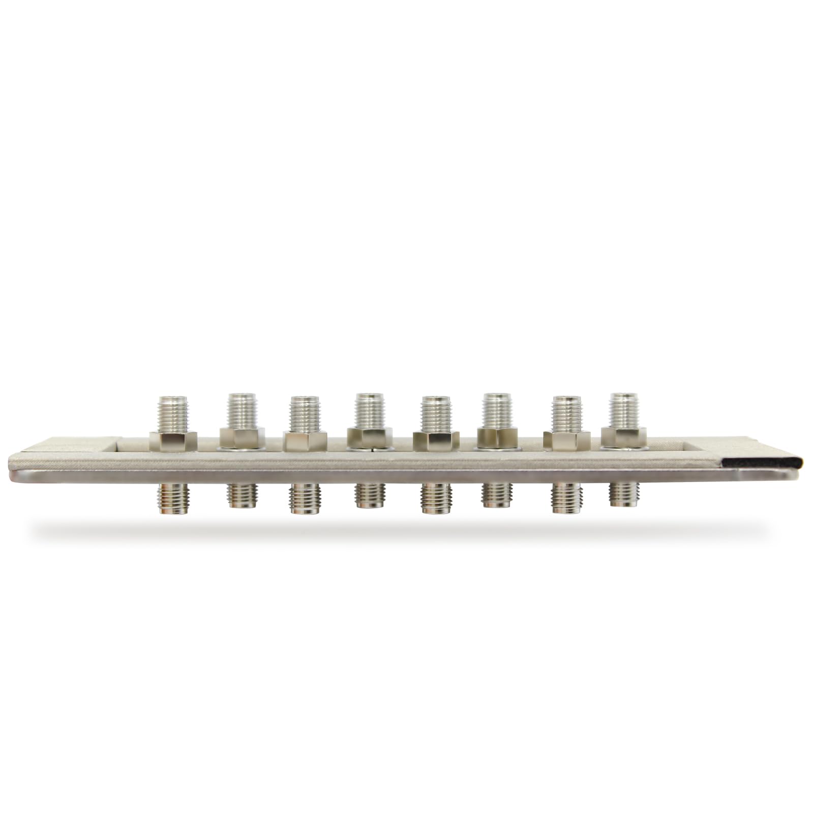 TOJOIN EMI-Filter Acht-Loch-SMA-Baffle-Baugruppe SMA-Buchse zu SMA-Buchse Schnittstellen Filter für RF Shield Box/HF-Abschirmbox/RF Shield Chamber/HF-Abschirmkammer/HF-Gehäuse/RF Enclosures