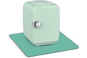 Retro Compact Portable Mini Fridge Mat for Bedroom, 14x10 in Diatomite Quick Drying Mat