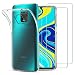 Produktbild iLieber Redmi Note 9S Hülle + Panzerglas Set, [1 Hülle + 2 Panzerglas] Schutzhülle Handyhülle [Ultra Dünn] Schutzfolie Folie Glas 9H Panzerglasfolie TPU Silikon Case Cover für Redmi Note 9S