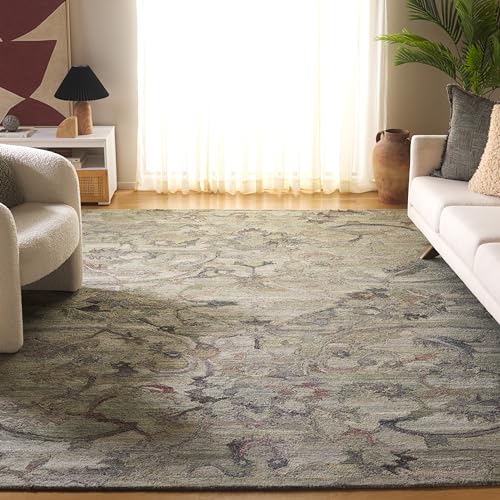 Tapete decorativo SAFAVIEH Anatolia 10x14 ft, Sage y Beige