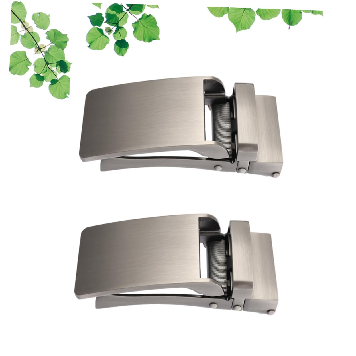 VILLCASE 6 Pezzi Fibbia per Cintura Automatica da Uomo da Design per Cinture Facile da Usare per Ufficio e Formali