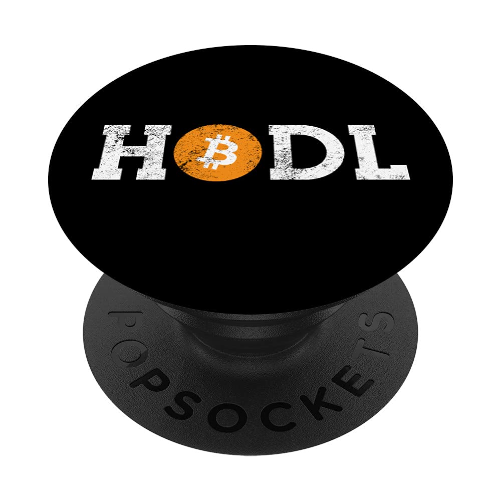Amazon.com: Hodl Bitcoin Hodl Vintage Distressed Bitcoin Logo Gift  PopSockets Swappable PopGrip : Cell Phones & Accessories