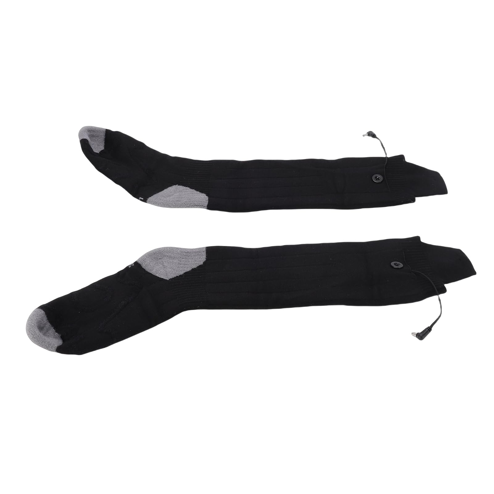 Haofy Chaussettes Chauffantes Rechargeables en Matériau Modal pour Le Ski, la Randonnée, Batterie 5000 MAh avec 4 Niveaux de Chaleur Réglables pour Les Déplacements Quotidiens en Hiver, Les