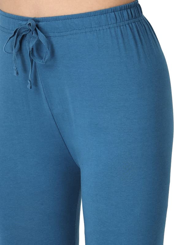 Image of Robinbosky Cotton Churidhar Leggings for Women - Stylish, Stretchable & Flattering Fit for All-Day Comfort