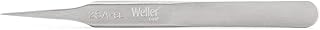Weller Erem 2SASL Stainless Steel Straight Fine Point Anti Magnetic Tweezer, 4.5