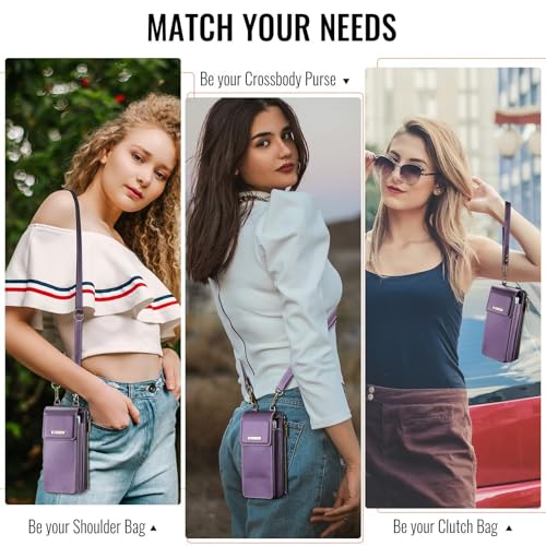 Pochette crossbody case pour Samsung Z Fold 7 protégeant contre le vol