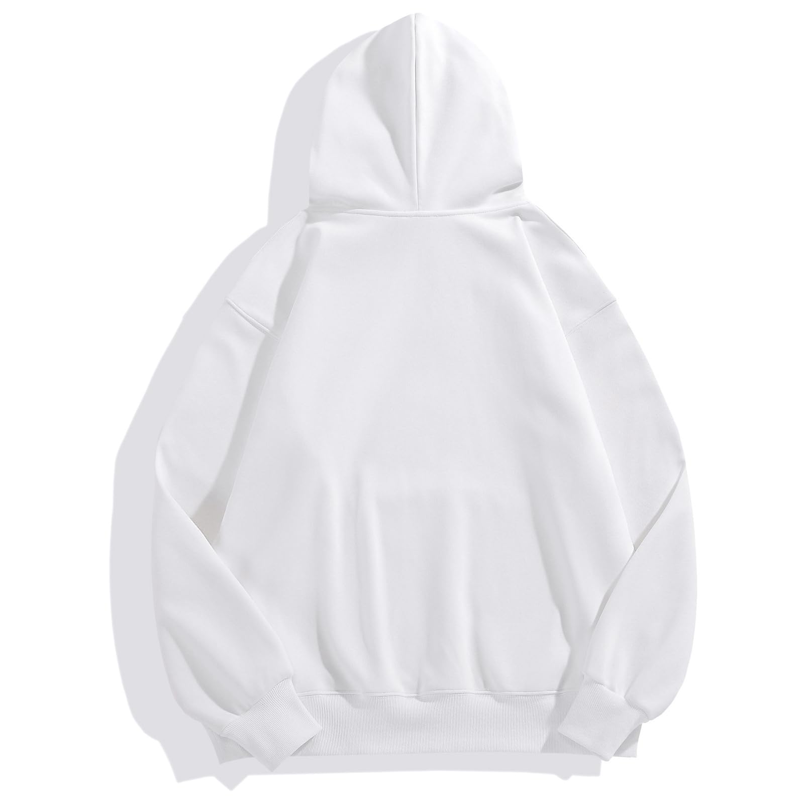 Męska bluza z kapturem (Sweter Sweter), męska bluza z kapturem, ciężka bawełniana bluza w stylu vintage - męska odzież uliczna 2026 (Mocha, XL)