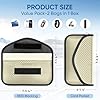 TICONN 2PK Faraday Bag for Key Fob, 7.75"X4.25" Faraday Cage Protector, Car RFID Signal Blocking, Anti-Theft Pouch Anti-Hacking Case Blocker (Beige, L) #3