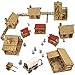 TowerRex Village DND Terrain 28mm Terrain DD Table Fantasy Miniature Warhammer Pathfinder Table D&D