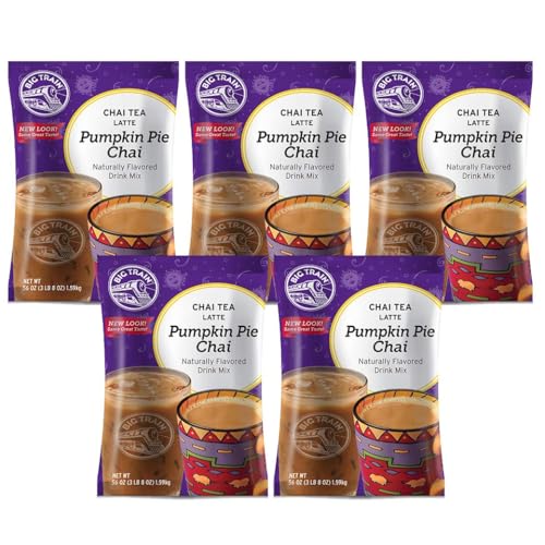 Mezcla de té chai latte sabor calabaza 3.5 lb pack 5