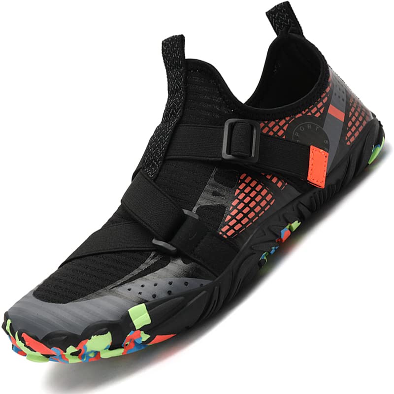Lvptsh Zapatos de Agua para Hombre Zapatos de Playa Zapatillas Minimalistas de Barefoot Secado Rápido Calcetines de Piel Descalza Escarpines de Verano Deportes Acuáticos