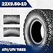 MaxAuto Set of 2 22X9.50-10 All Trail ATV Tire golf cart turf tires,4-Ply,Tubeless