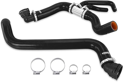 Mishimoto MMHOSE-F50-18BK - Kit de manguera de radiador de silicona, compatible con Ford F-150 5.0L V8 2018+, color negro