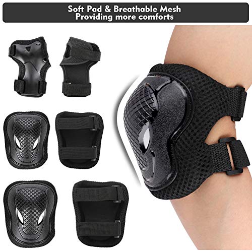 image for ValueTalks Protective Gear Sets for Youth/Kids Adjustable Safety Knee 