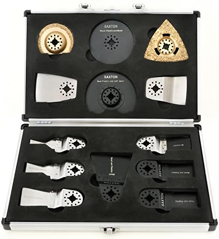 Saxton SH13CSFX 13 Blades Case Set fits Aldi Ferrex 300W Multifunction Tool Multitool