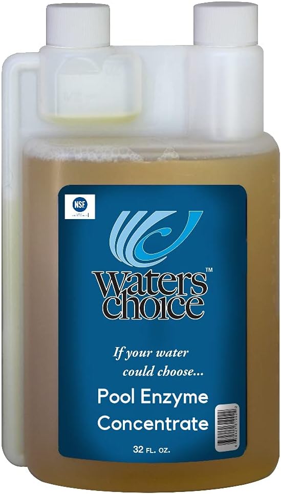 Waters Choice 32 oz. Pool Enzyme Concentrate All Natural Enzymes Alternative to Chemicals